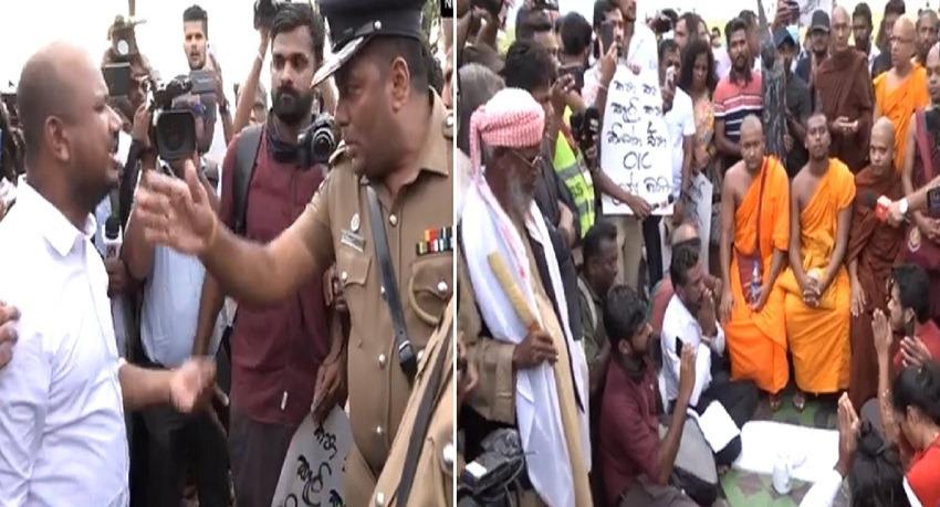 போராட்ட தினத்தை நினைவுகூர சென்றவர்களுக்கு இடையூறு